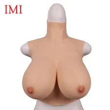 IMI Silicone Breast Plate Realistic Fake Boobs Breast Forms Breast Enhancer