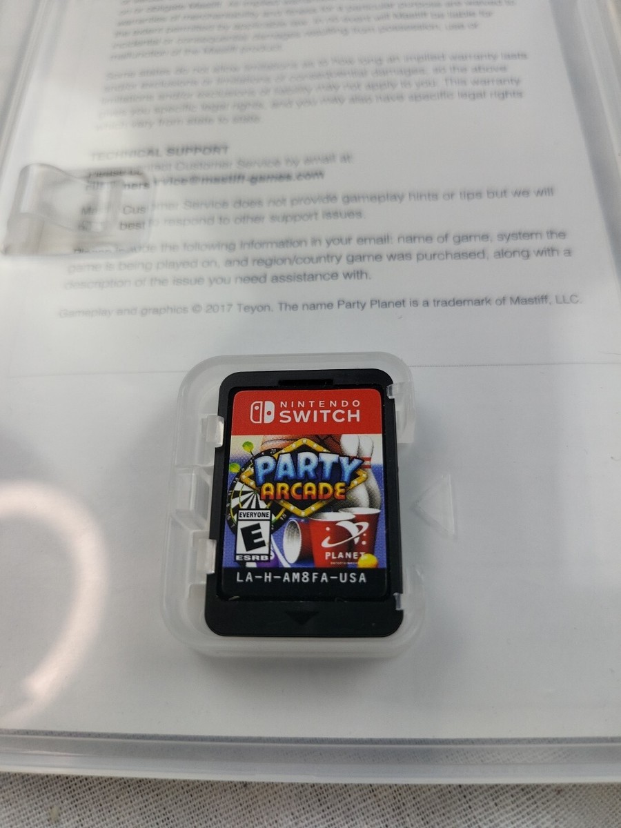 Party Planet Nintendo Switch Game Case Video Games Handheld