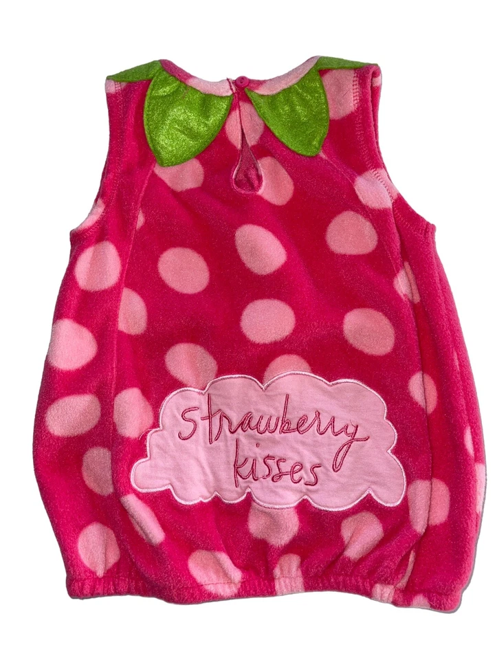 Disfraz de Halloween Sandra Magsamen rosa besos fresa talla 18 meses para niño pequeño Foto 4 de 4