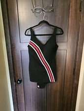 EUC Women's Vintage Robby Len Union Made In USA One Piece Swimsuit Size 16 XL