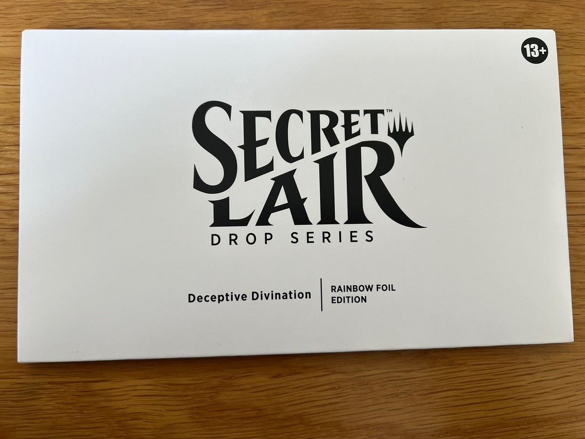 MTG【Foil】Deceptive Divination MTG Secret Lair ~ Deceptive Divination ~ Rainbow FOIL