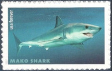 EE. UU. #5223 MNH 2017 aleta corta Mako Shark Isurus oxyrinchus