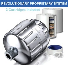 Shower Filter 17 stage Vitamin C/E Infused Remove Chlorine Hard Water Softener