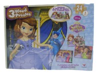 Disney Sofia The First Wooden Puzzle (3 Pack) on sale Disney Sofia The First Wooden Puzzle (3 Pack) on sale
