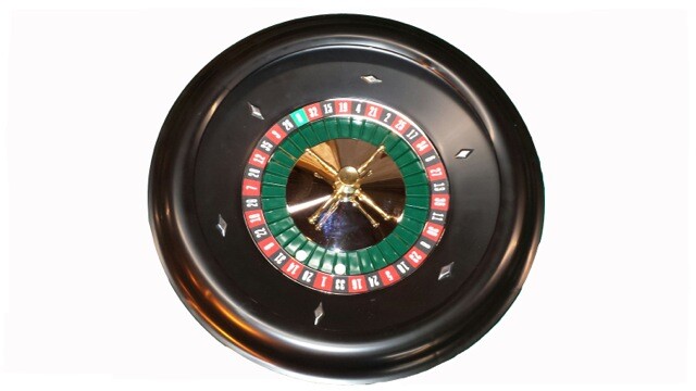 18 Inch Black Molded Plastic Roulette Wheel Made In USA by ACEM Casino ...