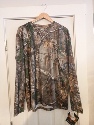 Gamehide Mens XL High Performance Long Sleeve Real Tree Camo Hunting Shirt NWT - Picture 1 of 5