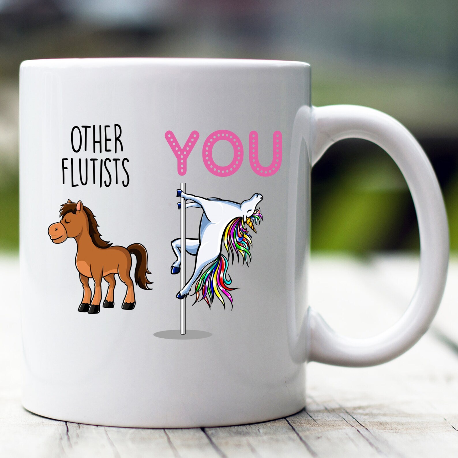 Flutist Gift Flutist Mug Flutist Funny Unicorn Mug Flutist Cup Flutist Coffee Mu