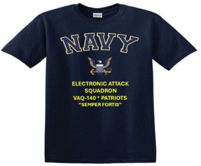 VAQ-140  PATRIOTS SQUADRON *EAGLE SHIRT. NAVY OFFICIALLY LICENSED