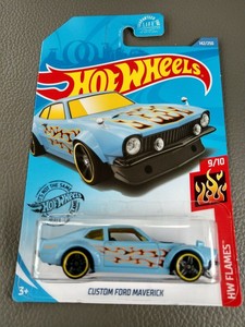 hot wheels custom ford maverick blue