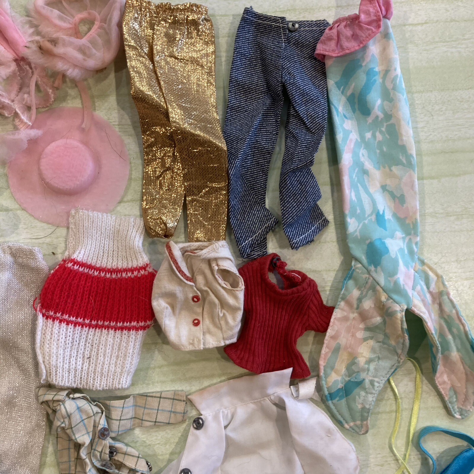 Vintage Barbie Doll Clothing Lot Accessories Bulk Bundle Dress Tops Skirt Skates eBay
