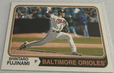 2023 Heritage High Number Baseball Shintaro Fujinami Baltimore Orioles Rookie