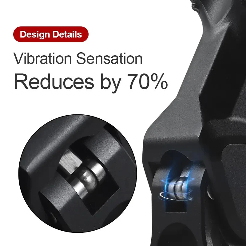 Vástago de suspensión para bicicletas bicicleta de carretera grava vástago de manillar amortiguador Foto 4 de 4