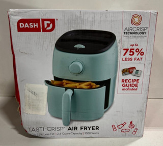 DASH Tasti Crisp Friggitrice ad Aria Elettrica 2.6Qt Blu (DCAF200GBAQ02)
