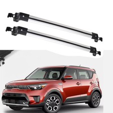 2pcs Silver For Kia Soul Roof Rack Cross Bar Luggage Carriers Aluminium Adjust 2pcs Silver For Kia Soul Roof Rack Cross Bar Luggage Carriers Aluminium Adjust