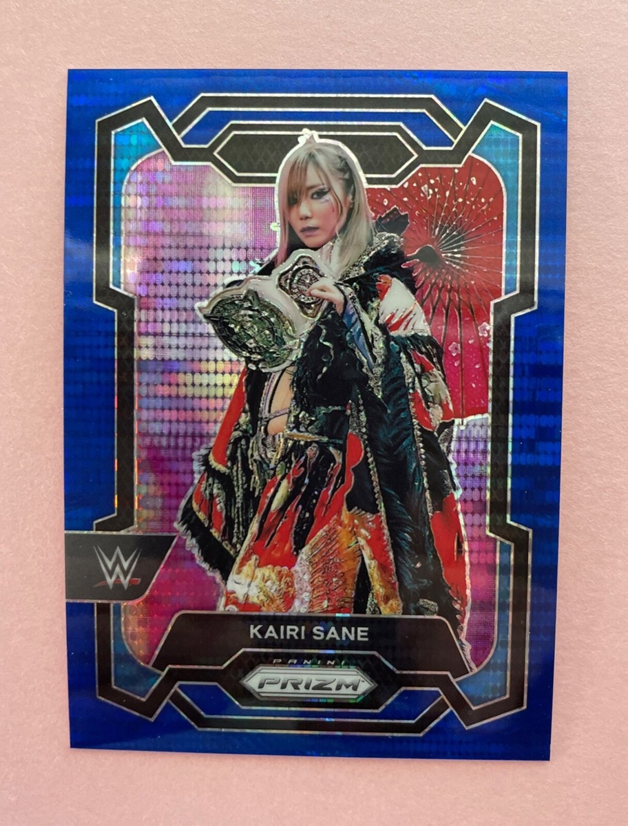 2024 Panini Prizm WWE Kairi Sane Blue Pulsar Prizm #'d /75 | eBay