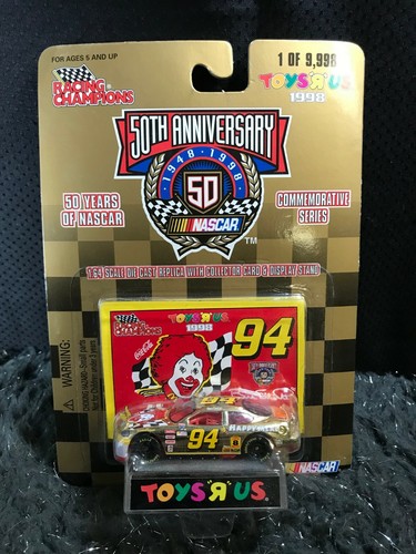 Racing Champions Toys 'R' Us #94 Bill Elliott McDonalds Happy Meal Car