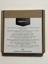 10G OM3 LC to LC Fiber Optic Patch Cable Multimode Duplex 3 meters