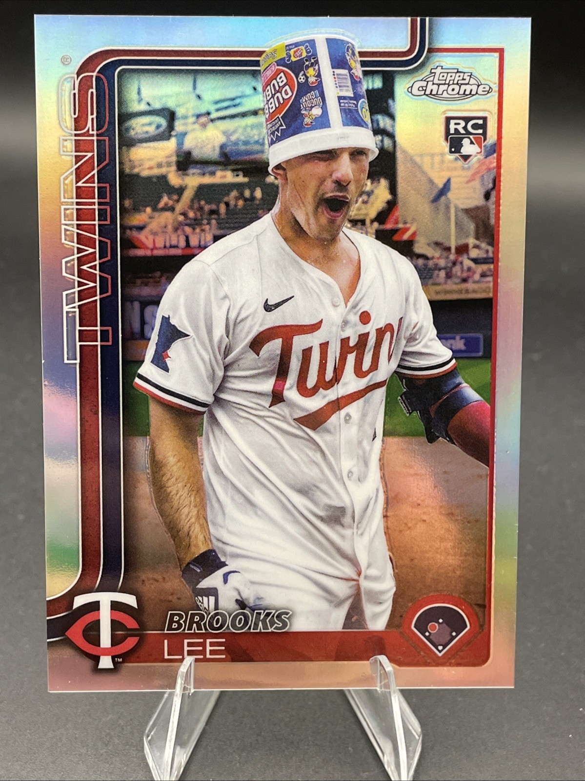 2025 Topps Chrome Update Brooks Lee #USC6 Image Variation SP SSP Refractor RC