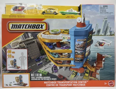 Matchbox HXL47 Action Drivers Transport Center Parkhaus 1:64 3 Fahrzeuge Neu OVP - Bild 1 von 4