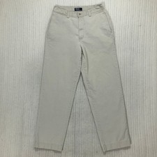 Polo Ralph Lauren Chino Pants Mens Khaki Straight Fit Flat Front Cotton