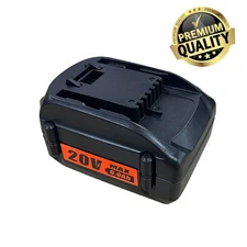 20V MAX, 6.0Ah Lithium Ion Battery, Extended Runtime, Compatible with Tools