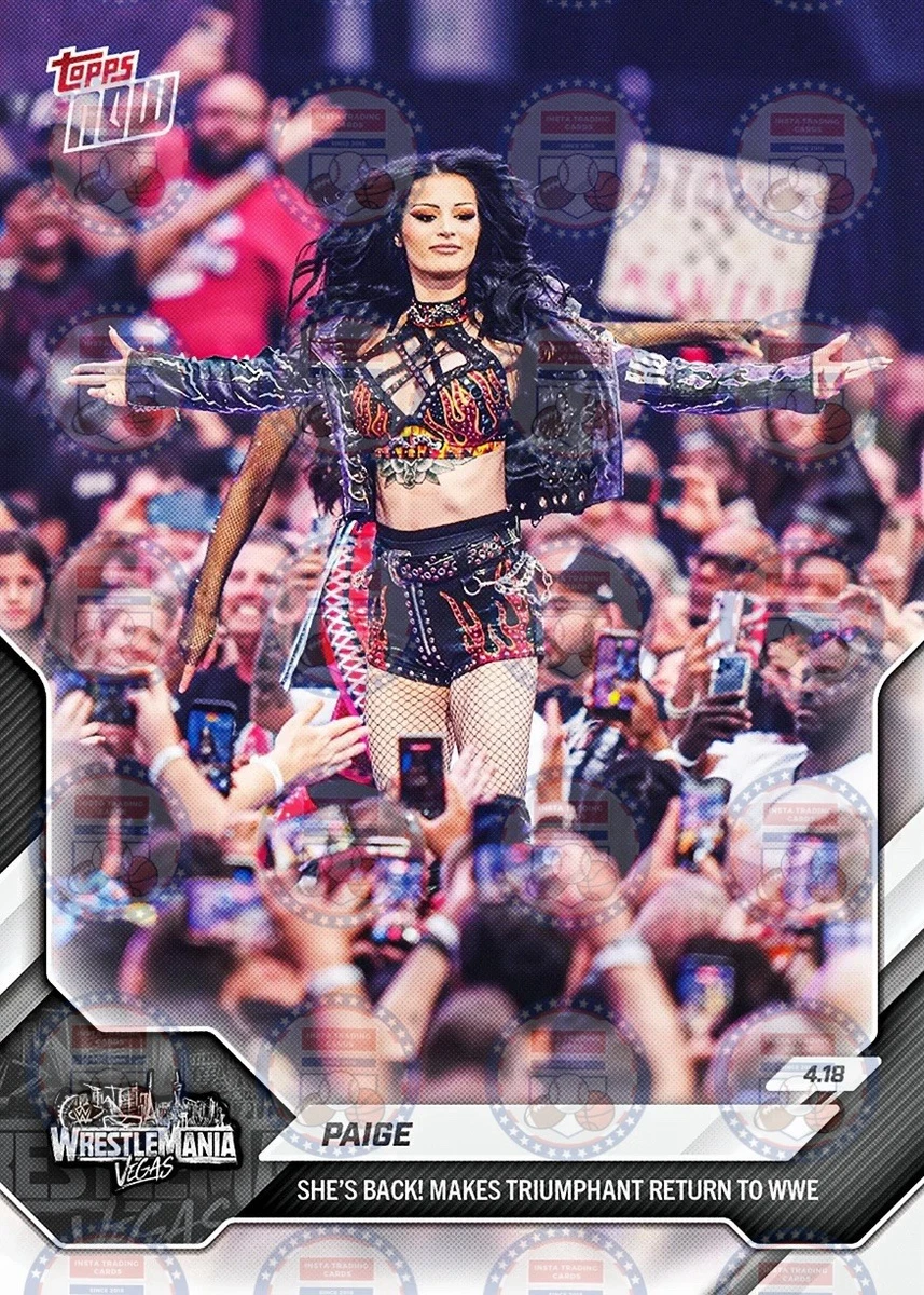 WWE PANINI PAIGE 25シリ　サイン　Tie-Dye　カード Paige Trading Cards for sale | eBay