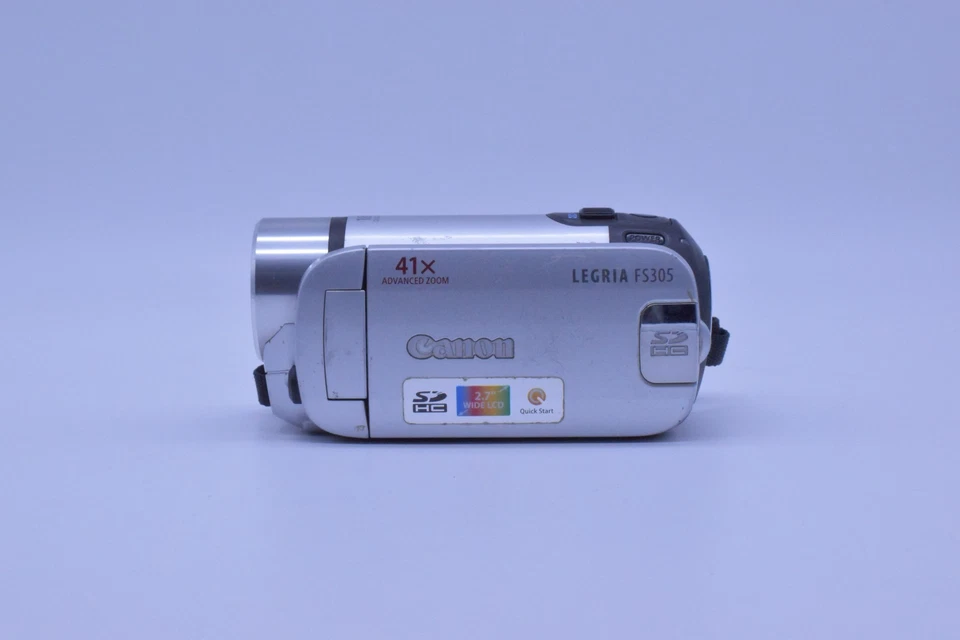 Canon FS305 Legria Camcorder Silber 41x Zoom Kamera Videokamera #E2 - Bild 2 von 4