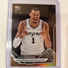 2025-26 Topps Now Victor Wembanyama 