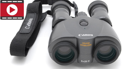 [NEAR MINT w/Strap] Canon 8x25 IS Image Stabilization Binoculars From JAPAN