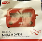 CHEF Retro Grill Oven Dual Heaters Smokeless 1050 Watts Black Finish New — photo 1