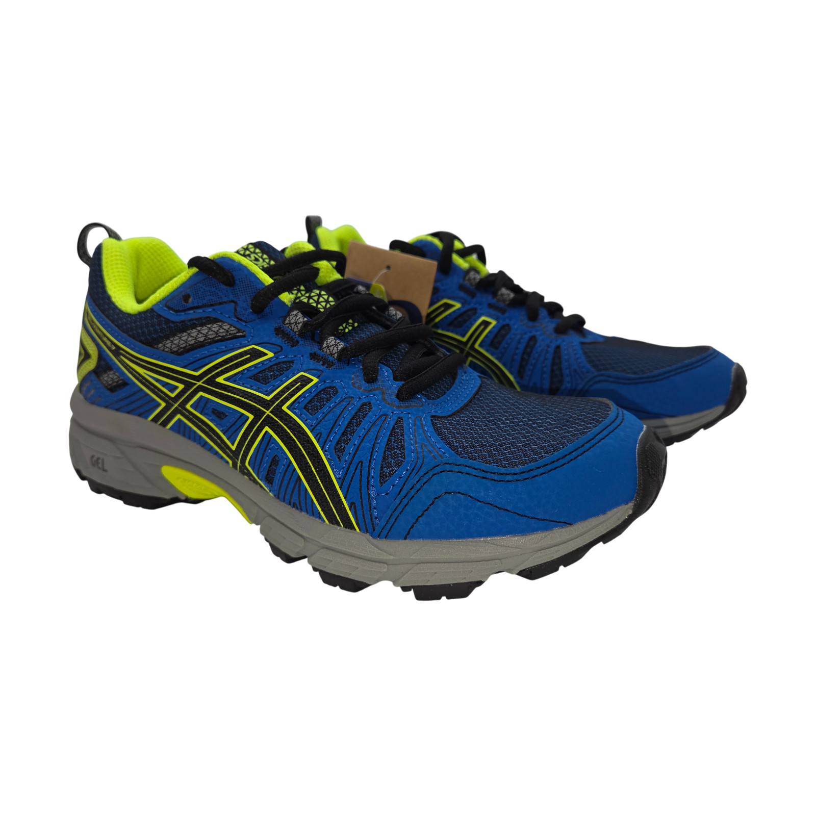 ASICS Kid's Gel-Venture 7 Running Shoes, Size 3.5, Blue/Black/Safety Yellow- NEW thumbnail 7