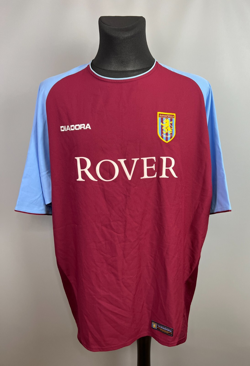 ASTON VILLA 2003 2004 HOME SHIRT FOOTBALL SOCCER JERSEY DIADORA