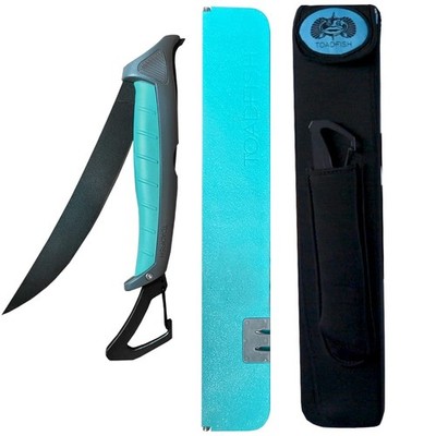 Toadfish XL Stowaway Fillet System, 8.5'' Folding Fillet Knife, XL Folding Cut...