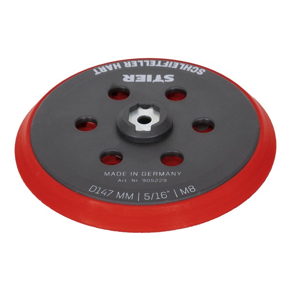 Stier Schleifteller StüTzteller Hart D147Mm 5/16“ M8 FüR Exzenterschleifer 150-image