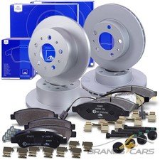 ATE BREMSSCHEIBEN +BELÄGE VORNE+HINTEN FÜR CITROEN PEUGEOT BOXER FIAT DUCATO