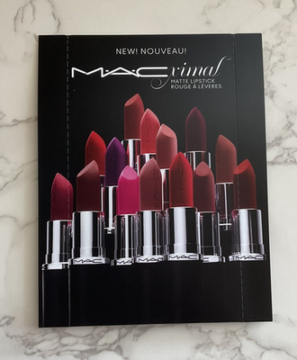MAC Macximal Matte Lipstick Sample 3 Shades 691, 617, 608 w
