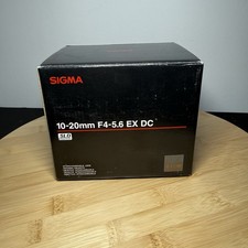 Sigma 10-20mm f/3.5 EX DC HSM Lens for Canon A Open box