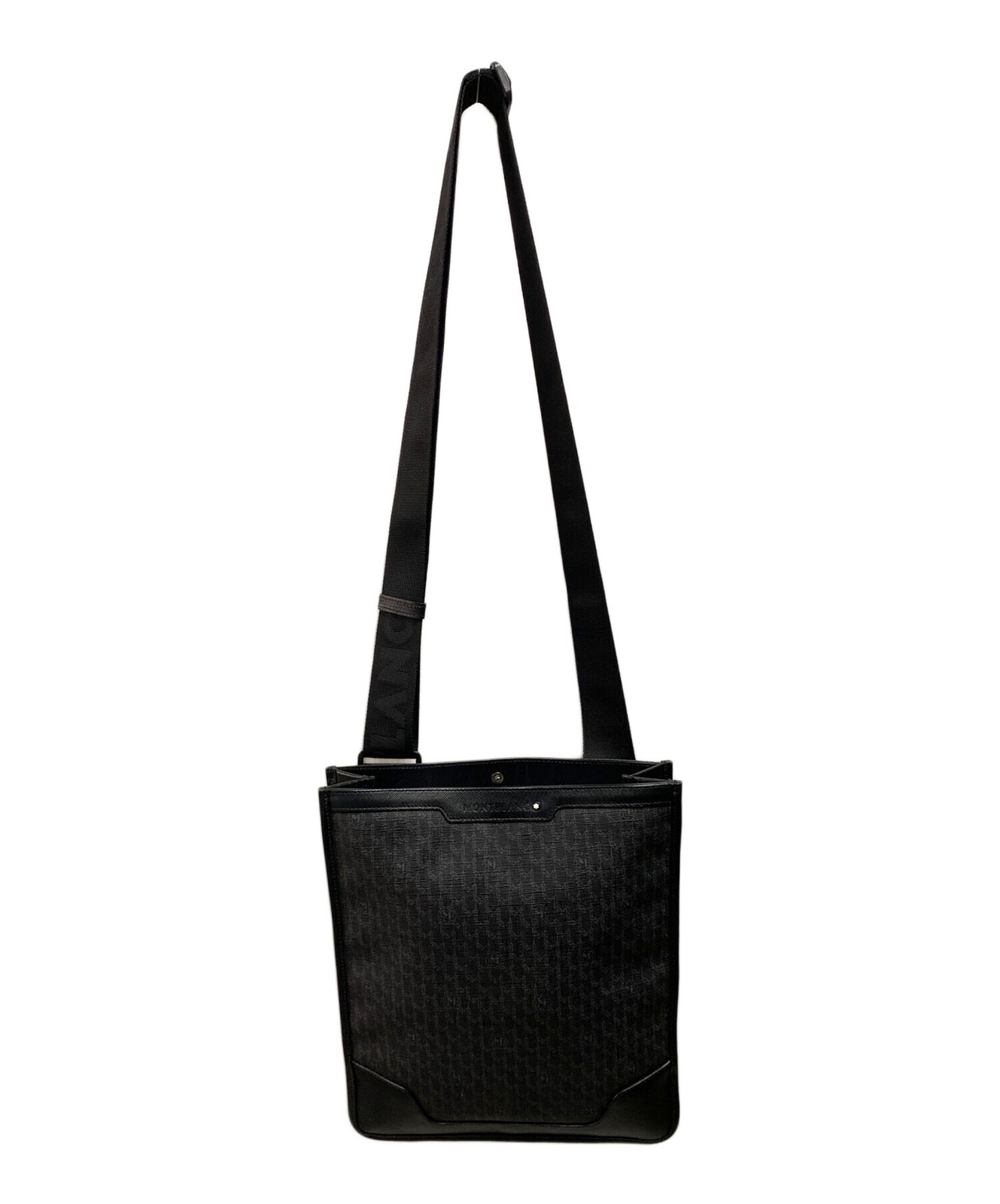 MONTBLANC Shoulder Bag Men's Burberry Trench Coat Black Used 30.5cm x 26.5cm thumbnail 5