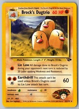 BROCK'S DUGTRIO 22/132 GYM CHALLENGE 2000 on eBay