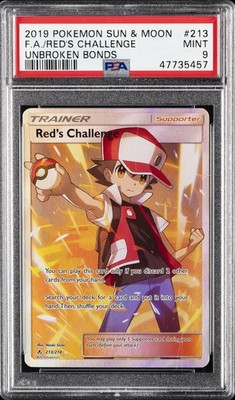 Red's Challenge (Full Art) 213/214 Sm-Unbroken Bonds Holo for sale