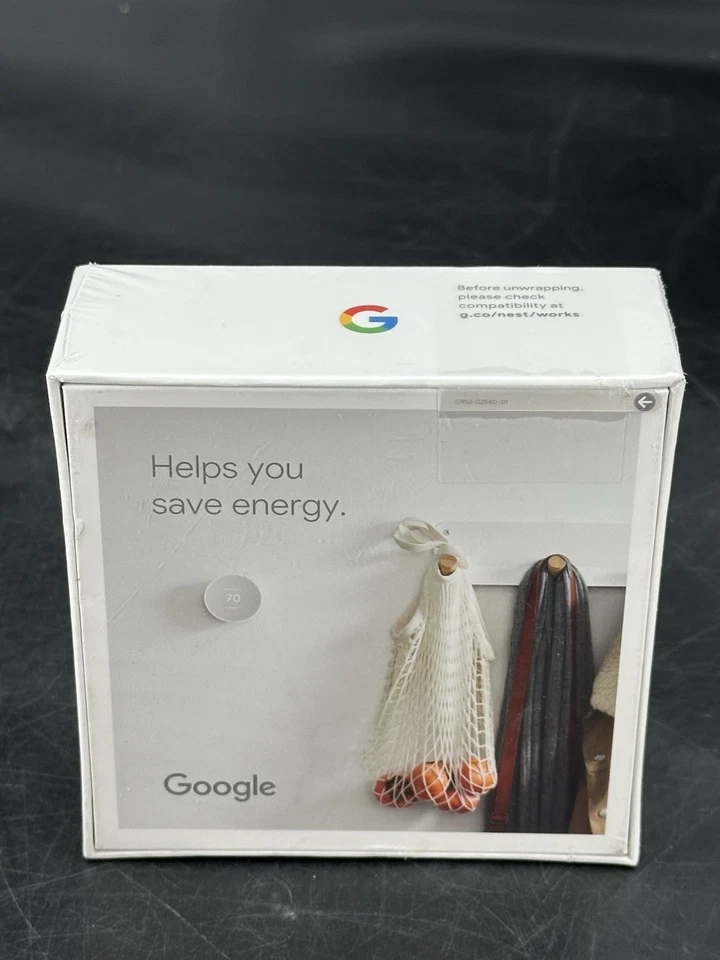 Google Nest Smart Thermostat, Snow - GA01334-US - Image 4 of 4