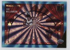 2021-22 Panini Donruss Magicians Holo Teal Laser Zion Williamson #8 1hq0
