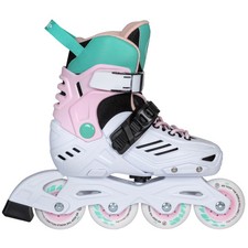 Playlife Khaan LTD Pastel adj. Kinder Inlineskates verstellbar ABEC 7 85A Urban