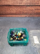 Plastic Tub of Beads for Jewellery Making Mixed Colours