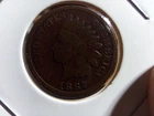 1887 Indian Head Penny Brown Circulated