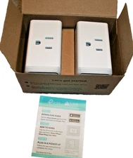 2 Pack TP-LINK HS103P2 Kasa Smart Wi-Fi Plug (C73)
