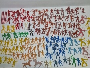 Vintage Toy Cowboys Indians Soldiers Various Wars Countries Sizes Colors 1970s