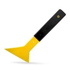 Window Tint Squeegee, Long Handle Triangle Scraper Vinyl Wrapping Tool Film 