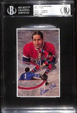 1992-96 Legends Of Hockey 50 Elmer Lach HOF BGS Auto 10 Autograph BAS B101717