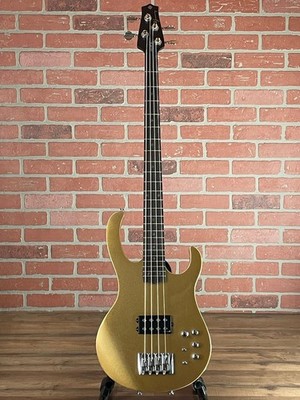 H. Jimenez SBS4 Electric Bass Guitar - Gold Sparkle
